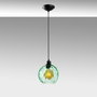Opviq Benek - 20-14305 Lámpara de araña de metal verde ajustable